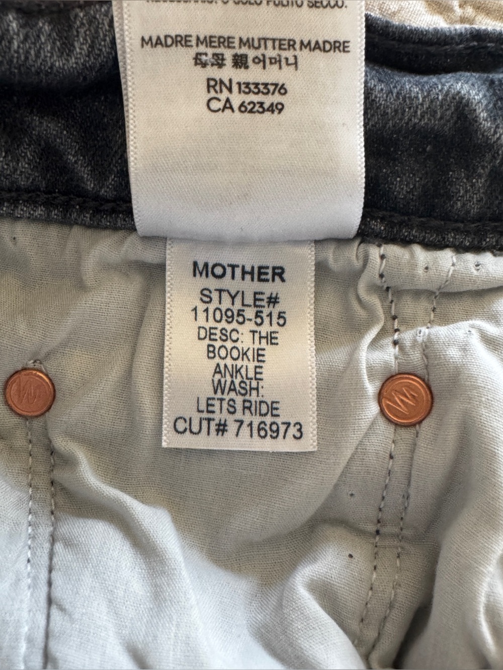 MOTHER The Bookie Ankle Jeans - Picture 9 of 10